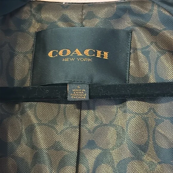 Coach Trench Jacket Size Small - Picture 2 of 3